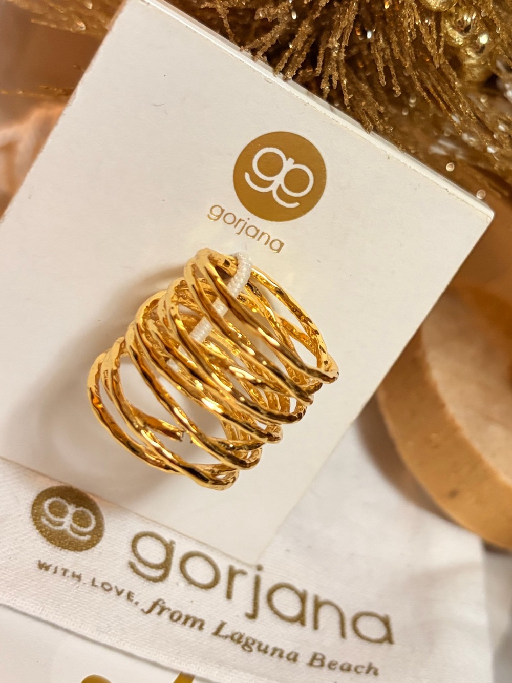 gorjana Gold Multi-Band Statement Ring - Gold